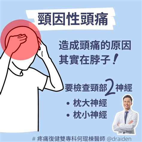 頭頂氣結|頭頂痛、後頸痛有何不同？從頭痛位置看警訊，6招教。